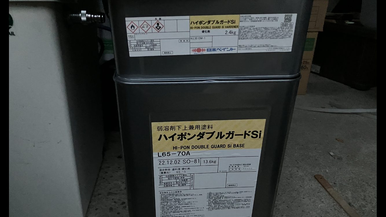 姫路市周辺で鉄骨の塗装に使用する塗料・藤原ペイント