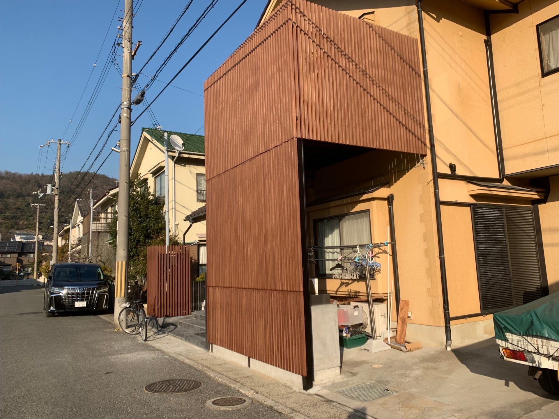 姫路市西今宿で外部木部塗装4・藤原ペイント