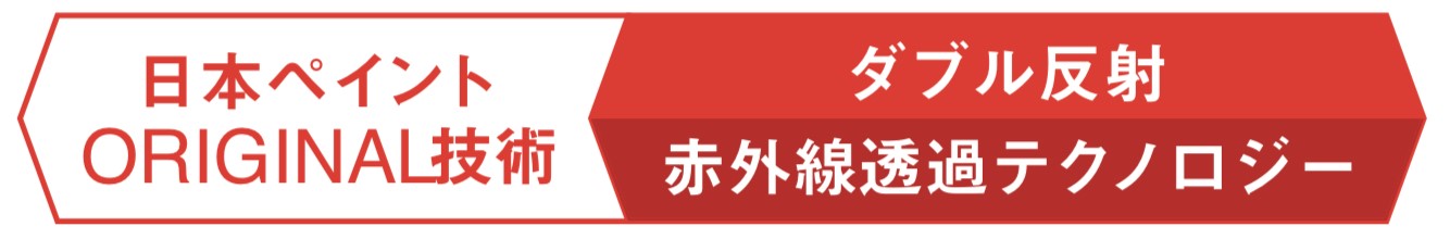 日本ペイントのサーモアイウォールシリーズは日本ペイントの独自技術・藤原ペイント