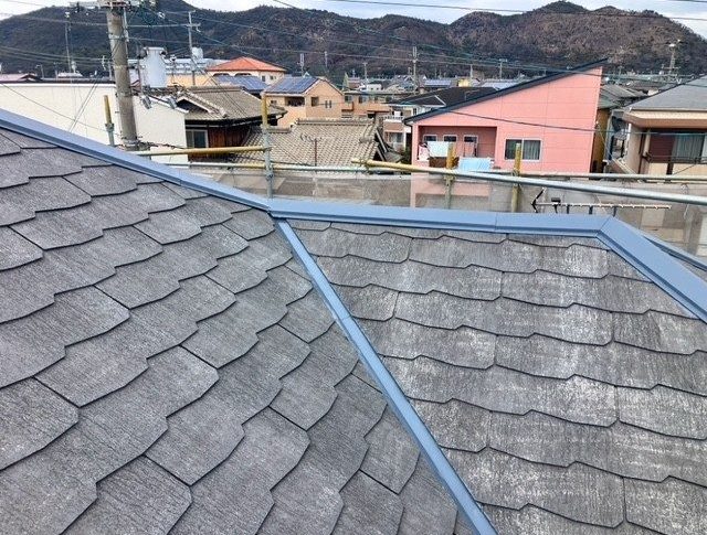 姫路市広畑区小松町で屋根塗装の錆止め・藤原ペイント