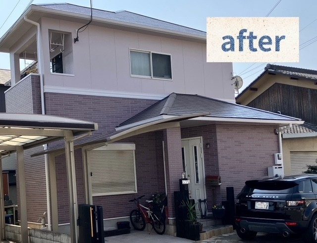姫路市広畑区で外壁塗装after・藤原ペイント