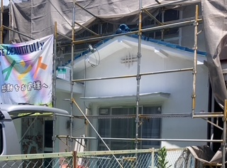 姫路市で借家の外壁塗装・藤原ペイント