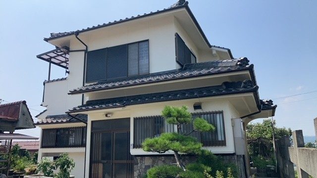 姫路市大津区平松で外壁塗装工事完了・藤原ペイント